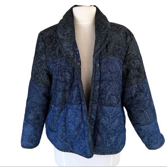 Pilcro & The Letterpress x Anthropologie Anna Colorblocked Puffer Coat - Picture 2 of 12